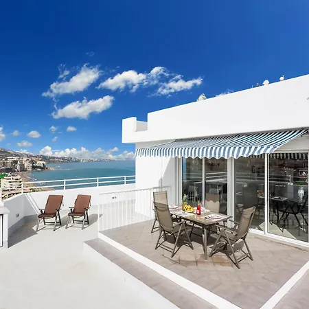 Impresionante Atico, Primera Liinea Playa, Vistas Al Mar, Piscina Comunitaria Apartment